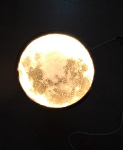 PYD579★ムーンライト 月 LED ウライトォール 80cm ▲ デザイン 室内照明 シーリグルーント リビグラインム_画像4