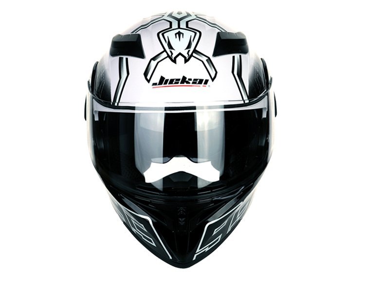 TZX299★新色出荷バイク ヘルメット フルフェイス ジェット ダブルシールド システム ヘルメット白色_画像4
