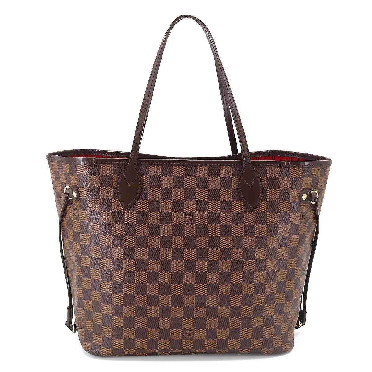 ルイ ヴィトン LOUIS VUITTON ダミエ ネヴァーフル MM トート バッグ エベヌ スリーズ N51105 ブラウン 90197716_画像2