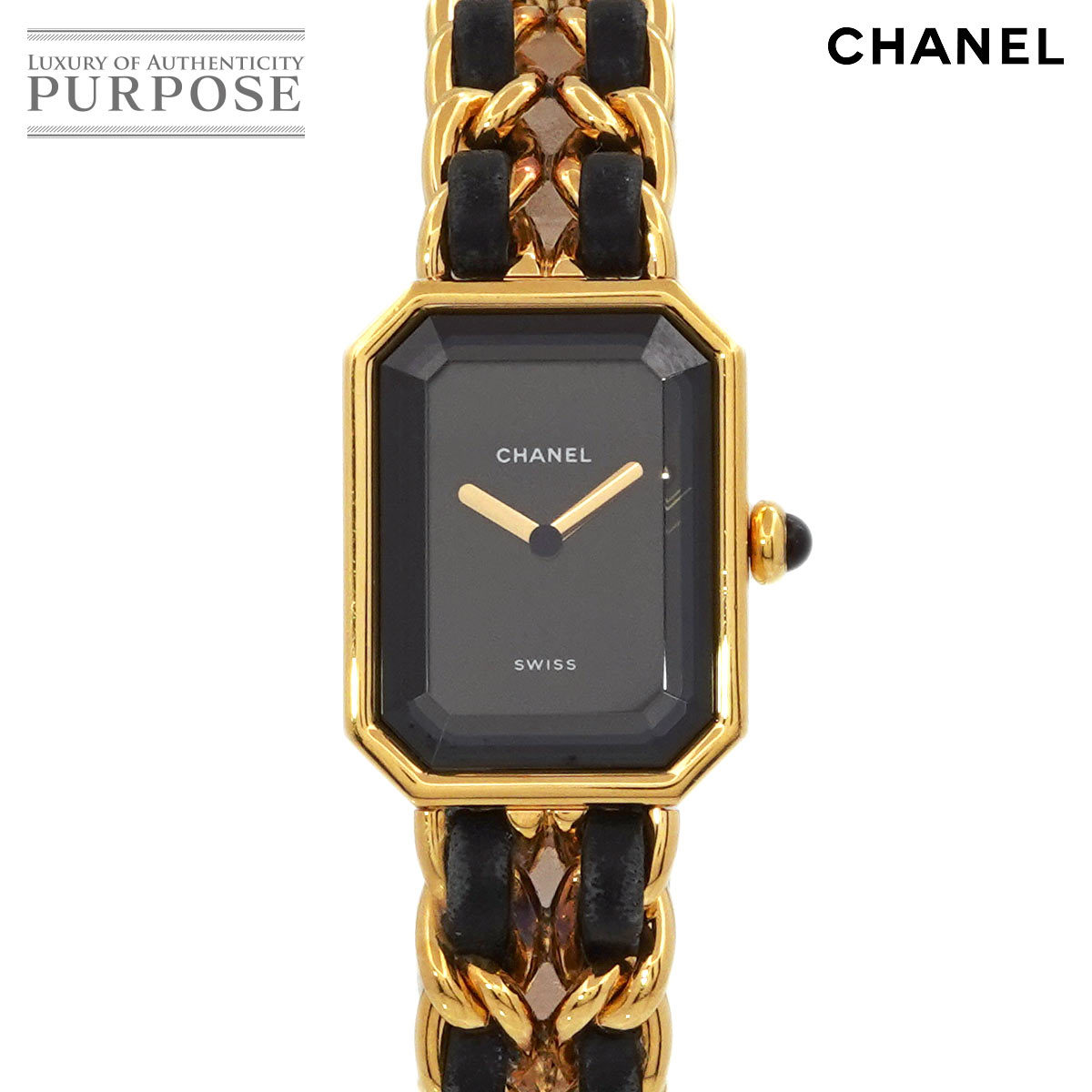 品質満点! シャネル CHANEL プルミエール Mサイズ H0001 ヴィンテージ レディース 腕時計 ブラック 文字盤 ゴールド ウォッチ Premiere 90198668 プルミエール 品質満点! シャネル CHANEL プルミエール Mサイズ H0001 ヴィンテージ レディース 腕時計 ブラック 文字盤 ゴールド ウォッチ Premiere 90198668 プルミエール
