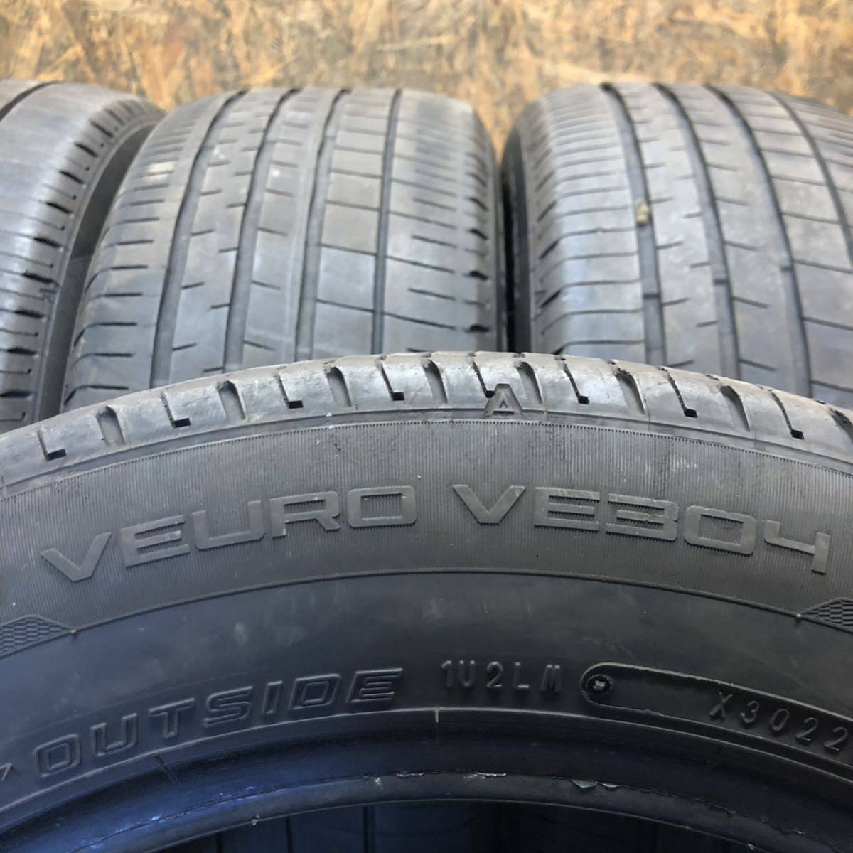 DUINLOP VEURO VE304 215/55R17 94V 極上バリ山4本価格 S-153 福岡