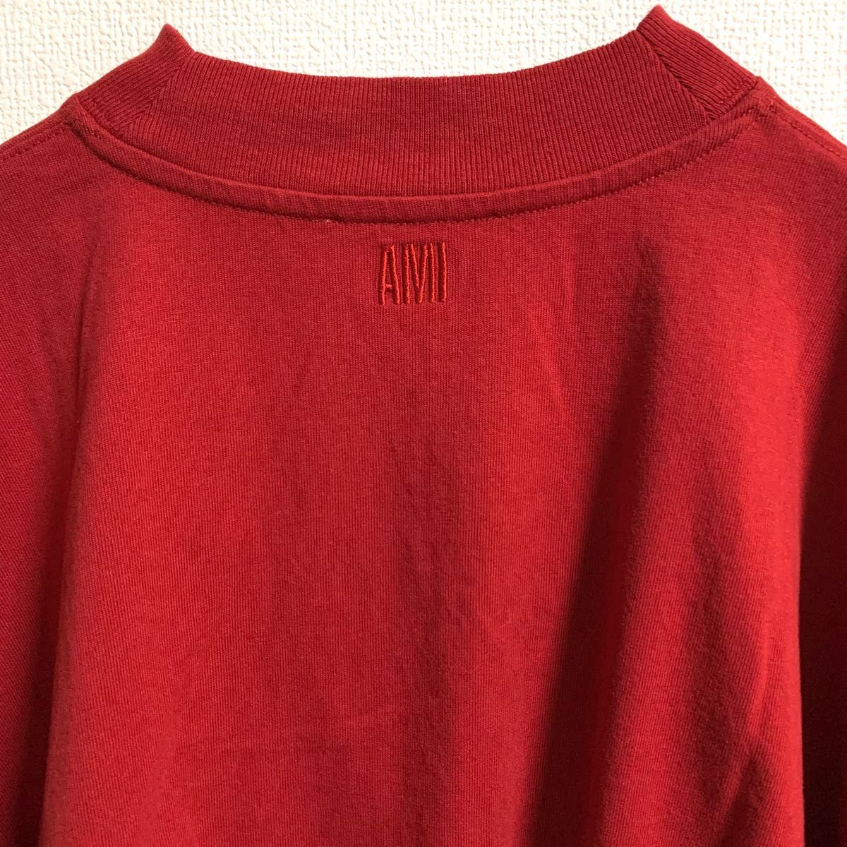 AMI Paris アミパリス クロップド Tシャツ レッド 新品未使用 AMI Paris アミパリス クロップド Tシャツ レッド 新品未使用