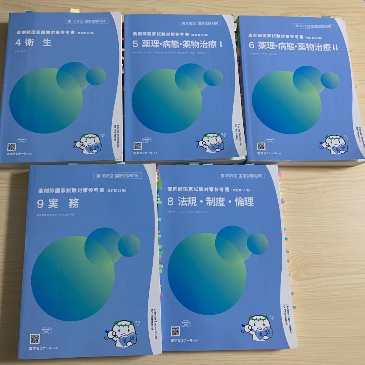 薬剤師国家試験対策参考書 第108回 青本 青問 薬学ゼミナール 薬剤師国家試験対策参考書 第108回 青本 青問 薬学ゼミナール