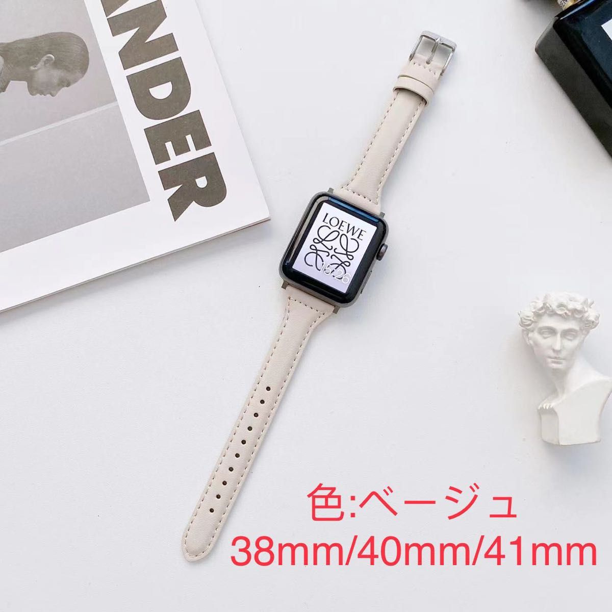 Apple Watch 用バンド　本革 交換ベルトアップルウォッチバンド