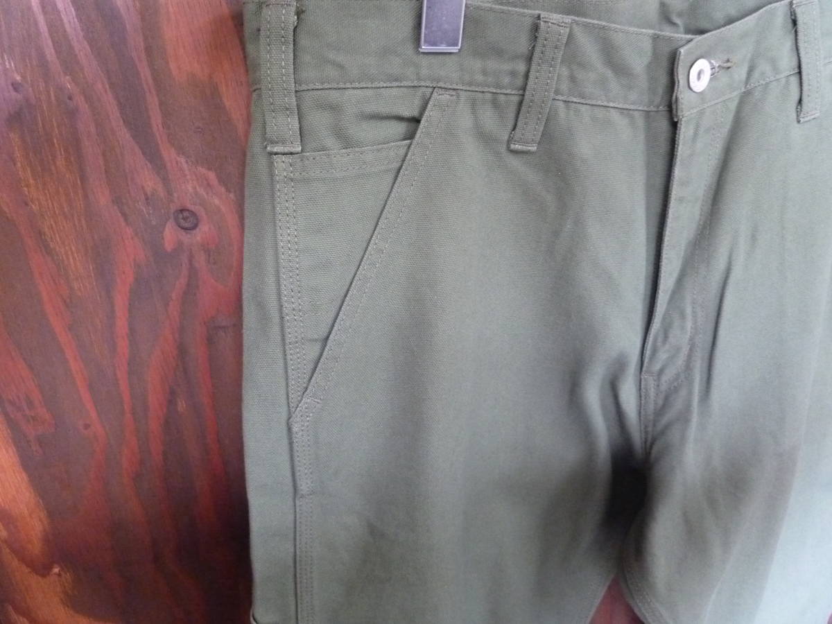 [ new goods ][ free shipping ] made in Japan . island jeans Basic painter's pants American Casual green 