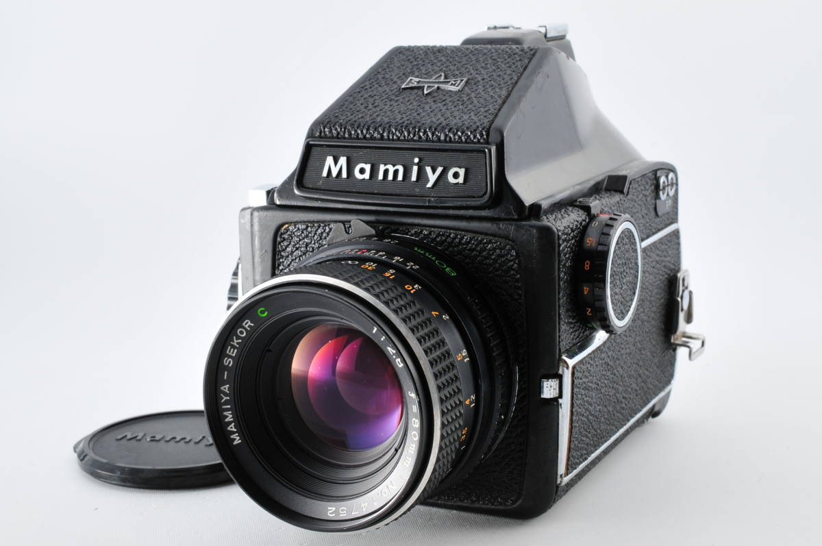 #166【動作訳あり】マミヤ Mamiya M645 中判フィルムカメラ+ Sekor C 80mm f/2.8 レンズ