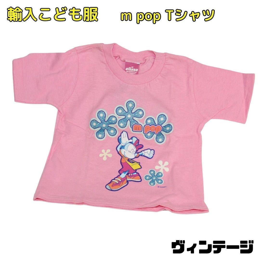 こども服 半袖 Tシャツ　MICKEY FOR KIDS 2T ピンク_画像1