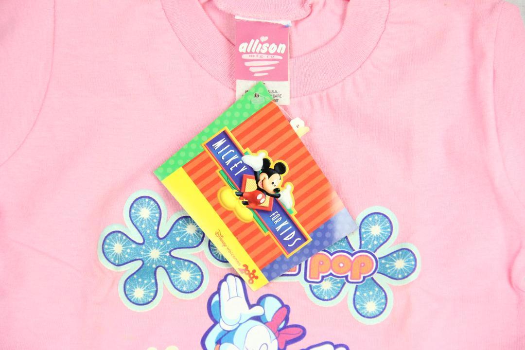 こども服 半袖 Tシャツ　MICKEY FOR KIDS 2T ピンク