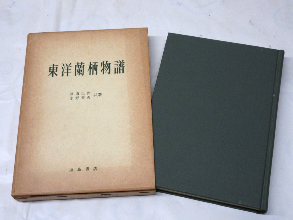 07K131 希少 当時物 昭和43年「東洋蘭柄物譜」加島書店 ・笹山三次・永野芳夫 長期保管 現状 売り切り_画像1