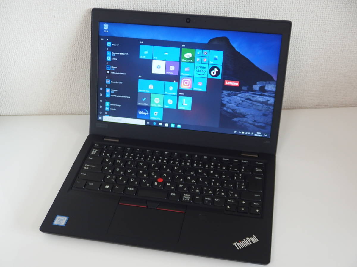 ☆彡超美品Lenovo ThinkPad L390 13.3型第8世代Core i3 8GB SSD128GB