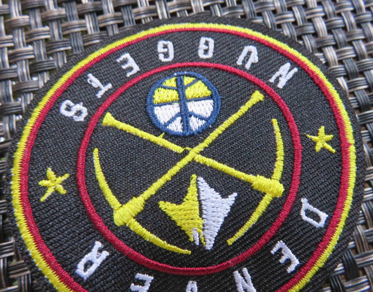 黒黄 鶴嘴 円型 新品NBAデンバー・ナゲッツDenver Nuggets刺繍 黒黄 鶴嘴 円型 新品NBAデンバー・ナゲッツDenver Nuggets刺繍