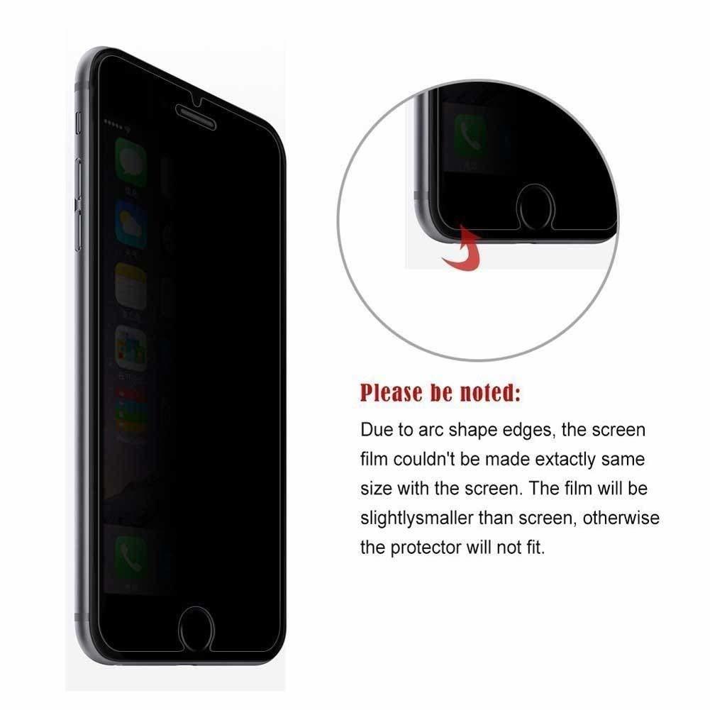 iPhone X/iPhone XS 兼用 IMAK 9H 覗き見防止プライバシーガード強化ガラス 液晶保護フィルム_画像6