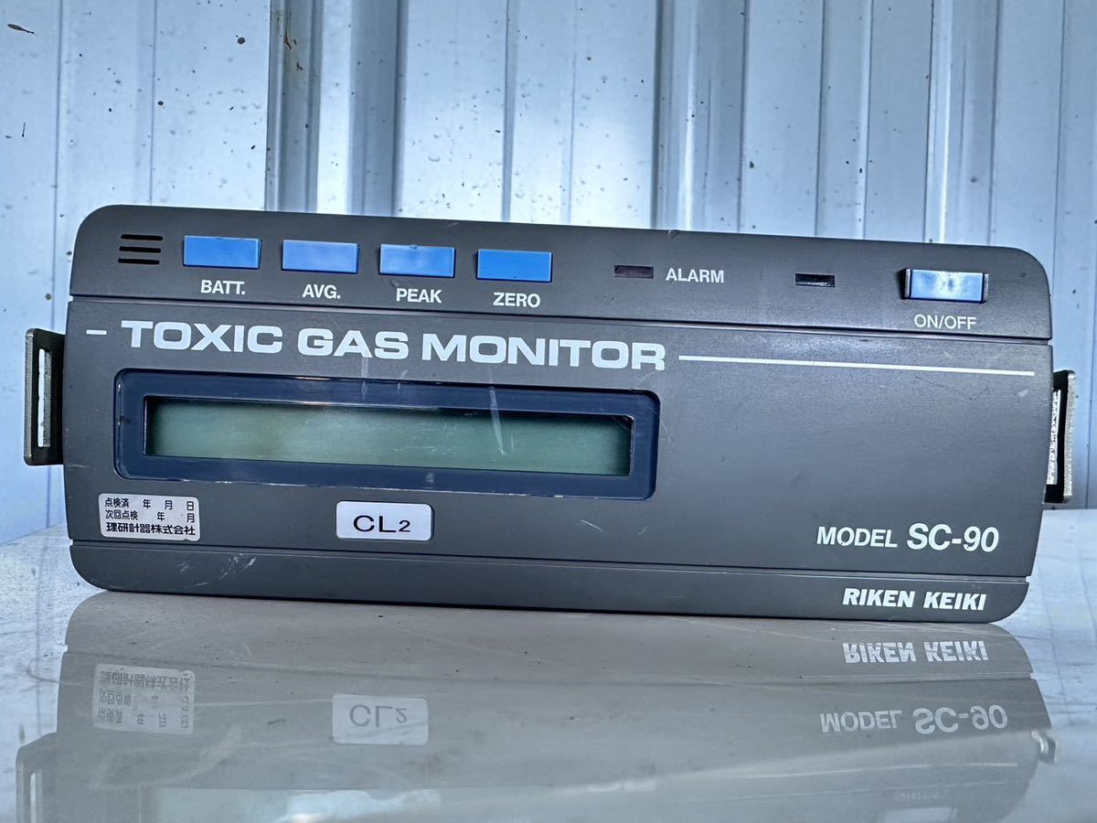 中古 RIKEN KEIKI TOXIC GAS MONITOR SC-90(A) 複合ガス検知器_画像1