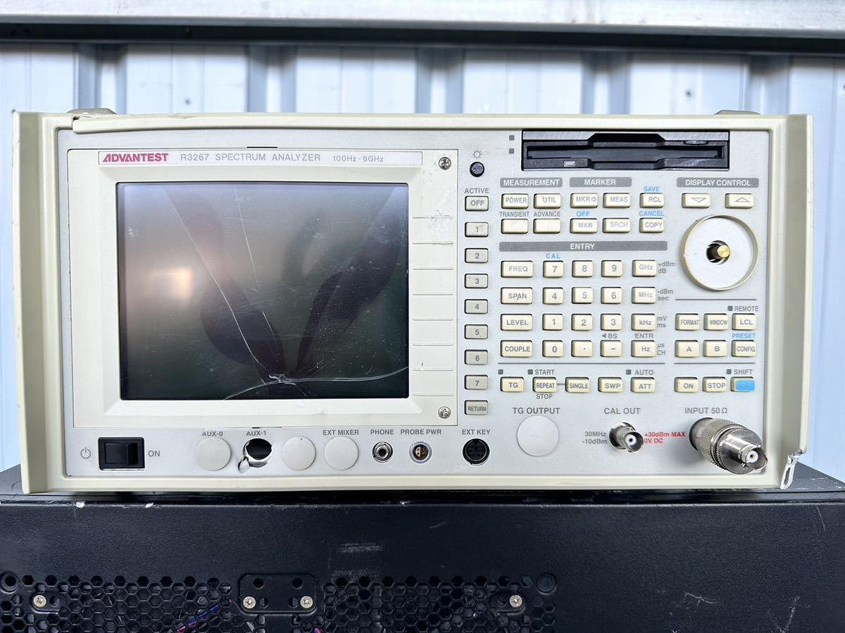 ADVANTEST R3267 アドバンテスト スペクトラム アナライザ 100Hz ADVANTEST R3267 アドバンテスト スペクトラム アナライザ 100Hz