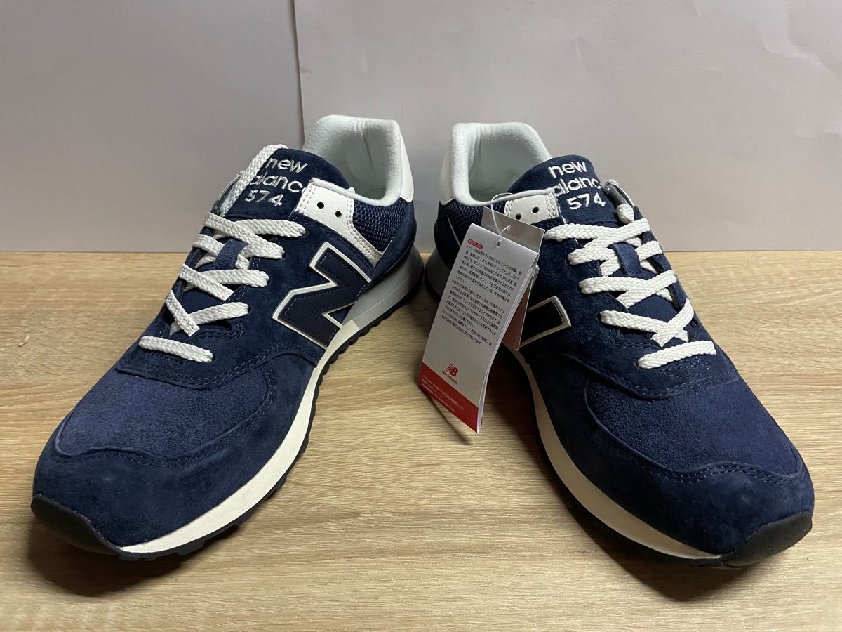 未使用 ニューバランス U574NV2 ネイビー(紺) D 28.5cm new balance 