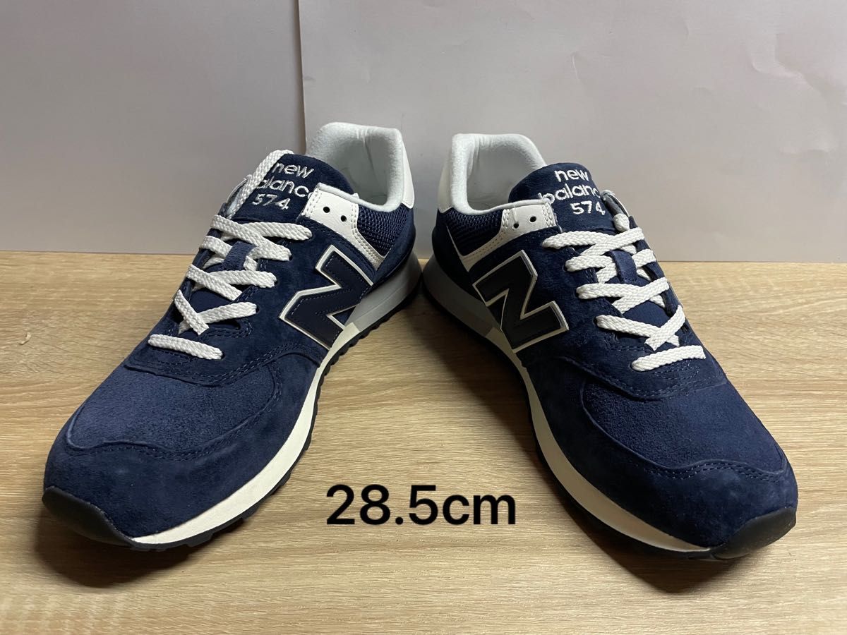 未使用 ニューバランス U574NV2 ネイビー(紺) D 28.5cm new balance 