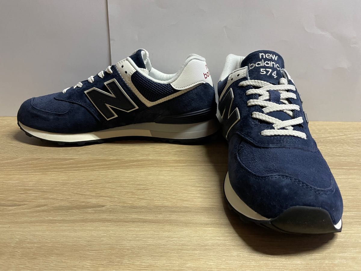 未使用 ニューバランス U574NV2 ネイビー(紺) D 28.5cm new balance 