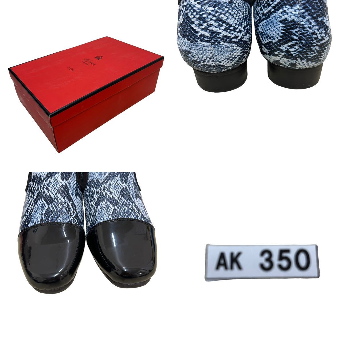 本店は OVATION HONOUR 未使用 AK350B メンズ 美品 箱付き ブラック