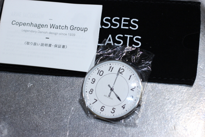  unused ARNE JACOBSEN (a Rene Jacobsen ) STATION WATCH 40mm wristwatch / station / Northern Europe / 53402