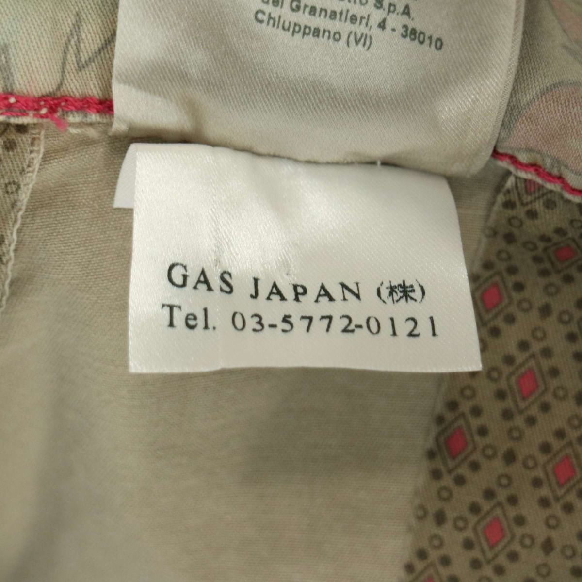 GAS ガス 春夏 花柄 フラワー★ 総柄 ストレッチ ショート パンツ Sz.34　メンズ 大きいサイズ　A3B03586_7#P_画像9