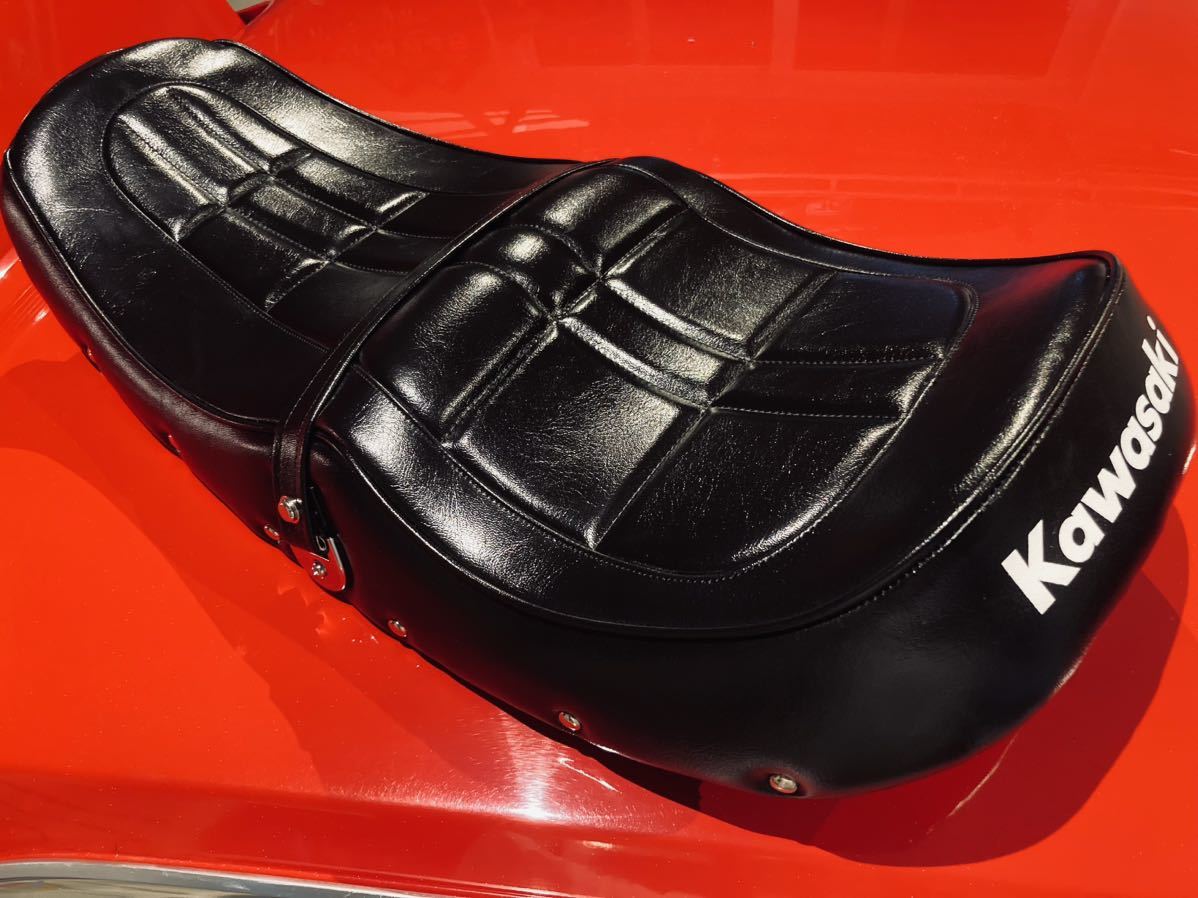 Yahoo!オークション - Z1Z2黒艶新品カスタムシートダブルアンコ Yahoo!オークション - Z1Z2黒艶新品カスタムシートダブルアンコ