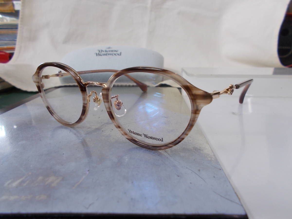  Vivienne waste to wood VivienneWestwood glasses frame 40-0005-02 stylish size 49*20-135