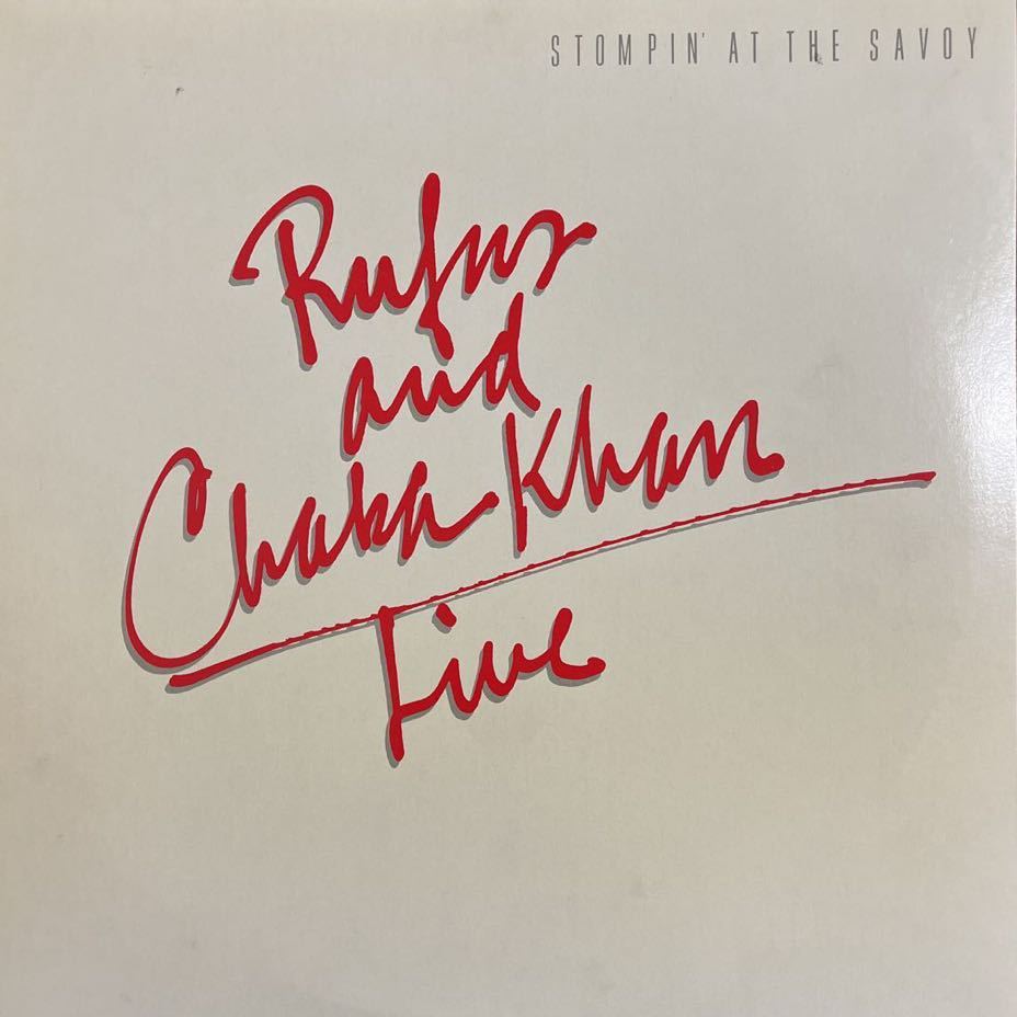 2LP■FUNK/Rufus & Chaka Khan/Live (Stompin' At The Savoy)/P 5629 30/美品美盤/2枚組/チャカ・カーン/ルーファス_画像1