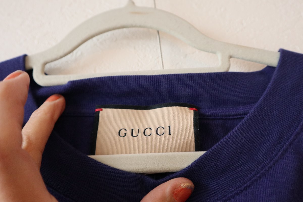*2021 год GUCCI/ Gucci *1921 принт укороченные брюки футболка /size:S* б/у одежда. gplus Hiroshima 2307r1