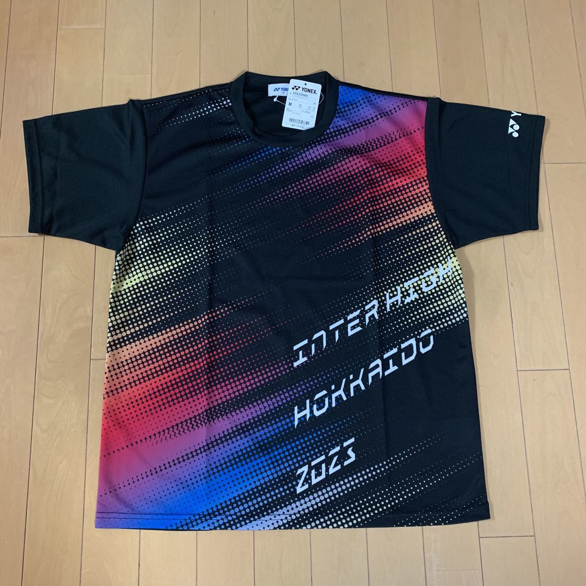 黒MサイズTシャツ2023インハイ限定ヨネックスソフトテニス 