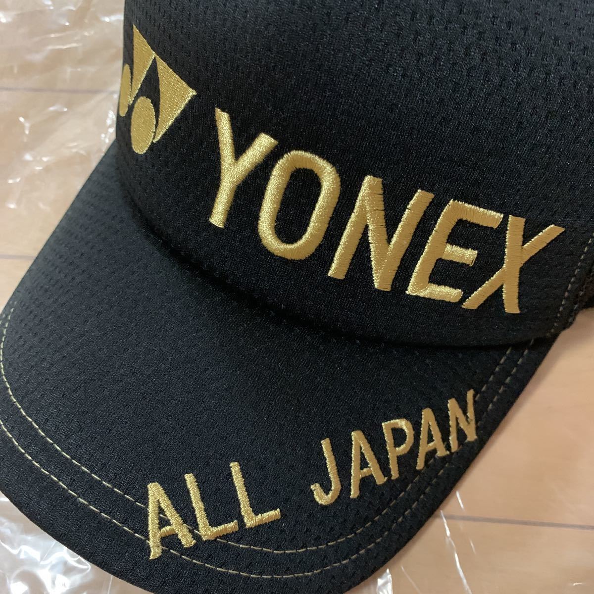 【新品】2023インハイ限定ヨネックス帽子キャップyos23069ソフトテニス黒ブラック☆インターハイ北海道