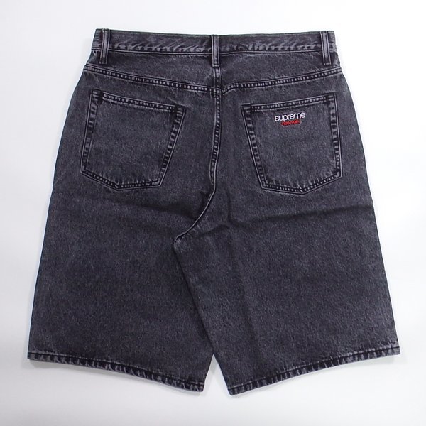 未使用品 Supreme Baggy Denim Short Washed Black 34 シュプリーム