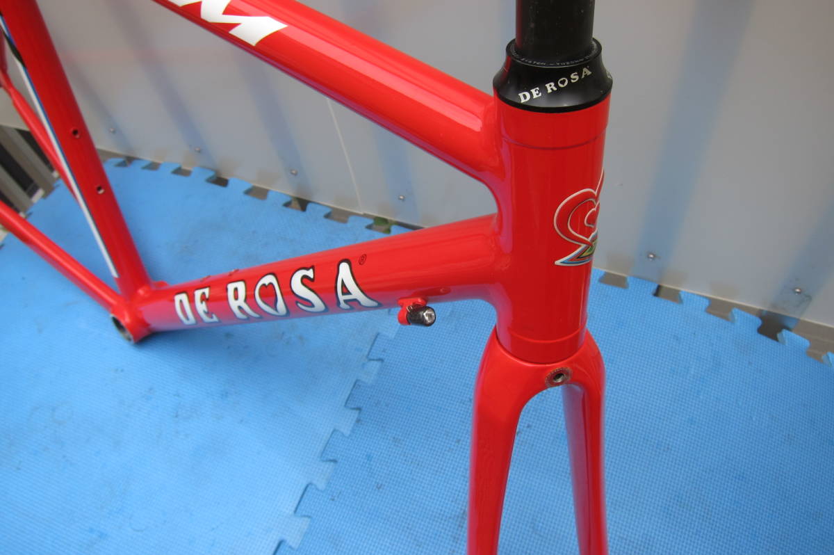 DE ROSA TEAM09 デローザ チーム9 アルミフレーム イタリアハンドメイド★専用シートポスト付_画像3