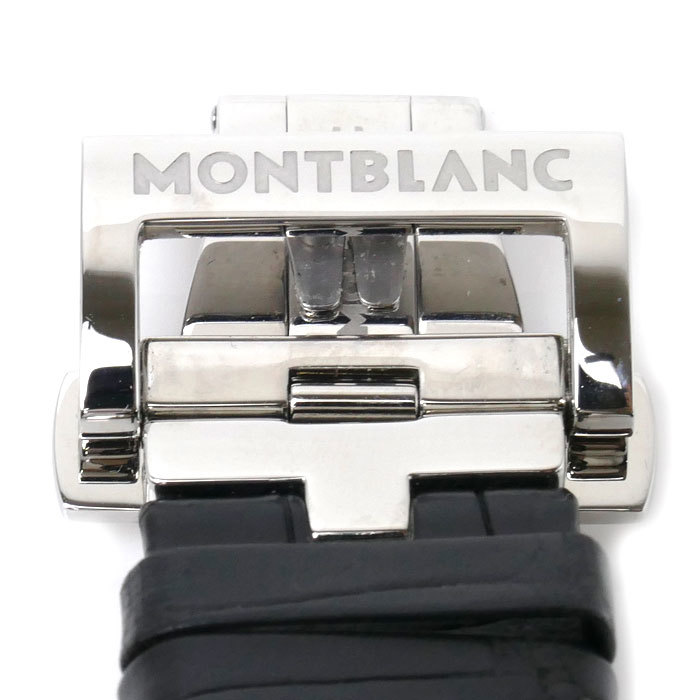 MONTBLANC モンブラン タイム ウォーカー クロノグラフ 腕時計 自動巻き 105077 メンズ 中古_画像8