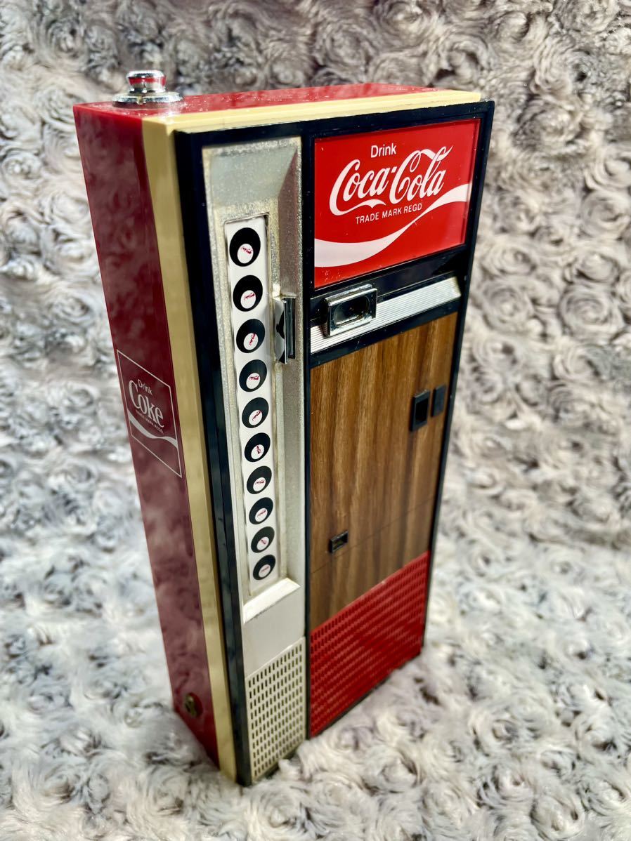 貴重！コカコーラ　自動販売機型　ラジオ　非売品