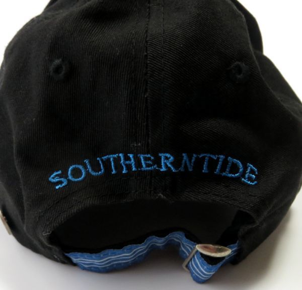 【帽子】SOUTHERN TIDE キャップ ワンポイント刺繍 約56～59cm 黒/B3_画像5