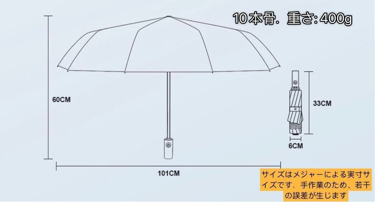 【2023新登場10本骨】折りたたみ傘 折り畳み傘 自動開閉 耐風 逆折り式 日傘 晴雨兼用 梅雨対策 紫外線遮蔽 軽量 