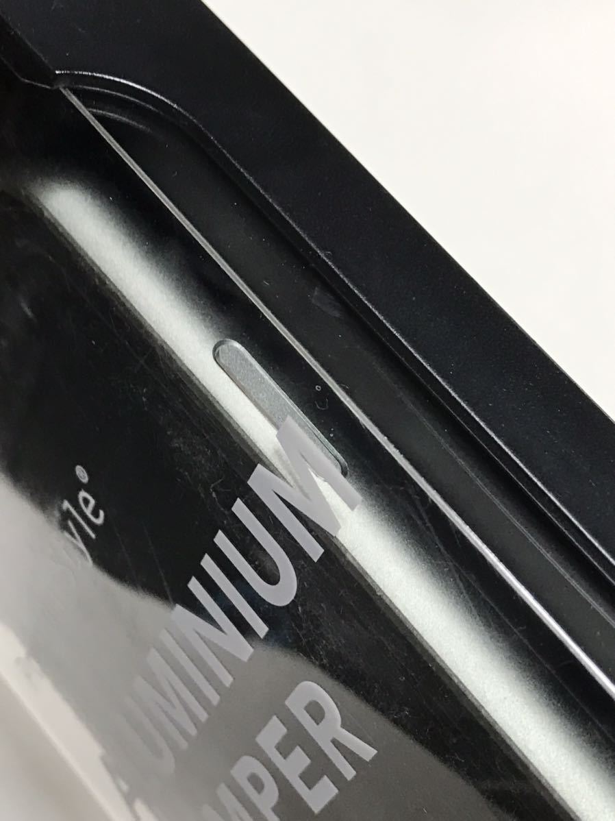 匿名送料込み iPhoneXR用カバー アルミニウム バンパー ケース ブラック ガンメタ系 bumper iPhone10R アイホンXR アイフォーンXR/TF0