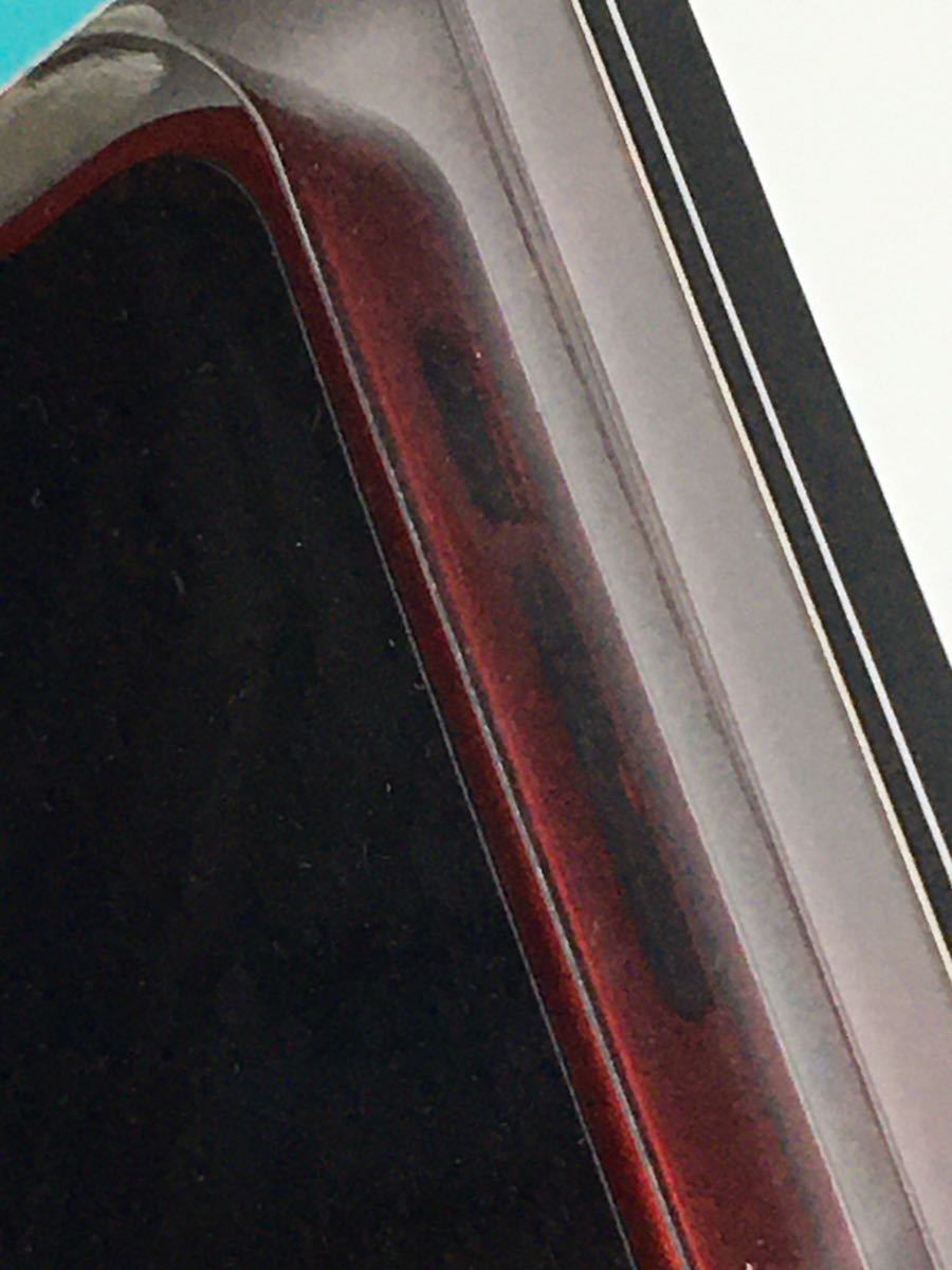 匿名送料込み iPhone12mini用カバー ケース カーボン調ブラック 黒色 赤色縁 格好良い お洒落 アイホン12mini アイフォーン12ミニ/TI7_画像5