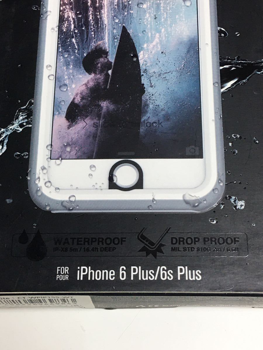 匿名送料込 iPhone6PLUS/6sPLUS用カバー 防水 ケース カタリスト catalyst CT-WPIP155-WT ホワイト 白色 アイホン6プラス アイフォーン/TJ4_画像3