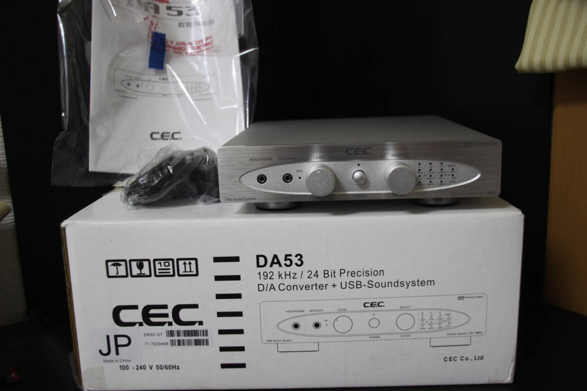 大きな取引 ＜C.E.C D/Aコンバーター＞DAC、USB接続のみヘッドフォン