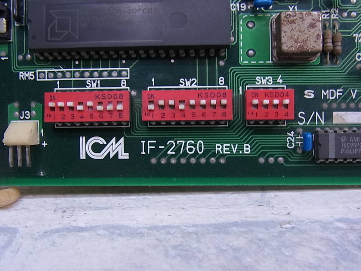 ◎L/113●ICM☆PC-98 для  SCSI интерфейс  доска  ☆IF-2760 REV.B☆ работоспособность   неизвестный ☆ продаю как нерабочий  