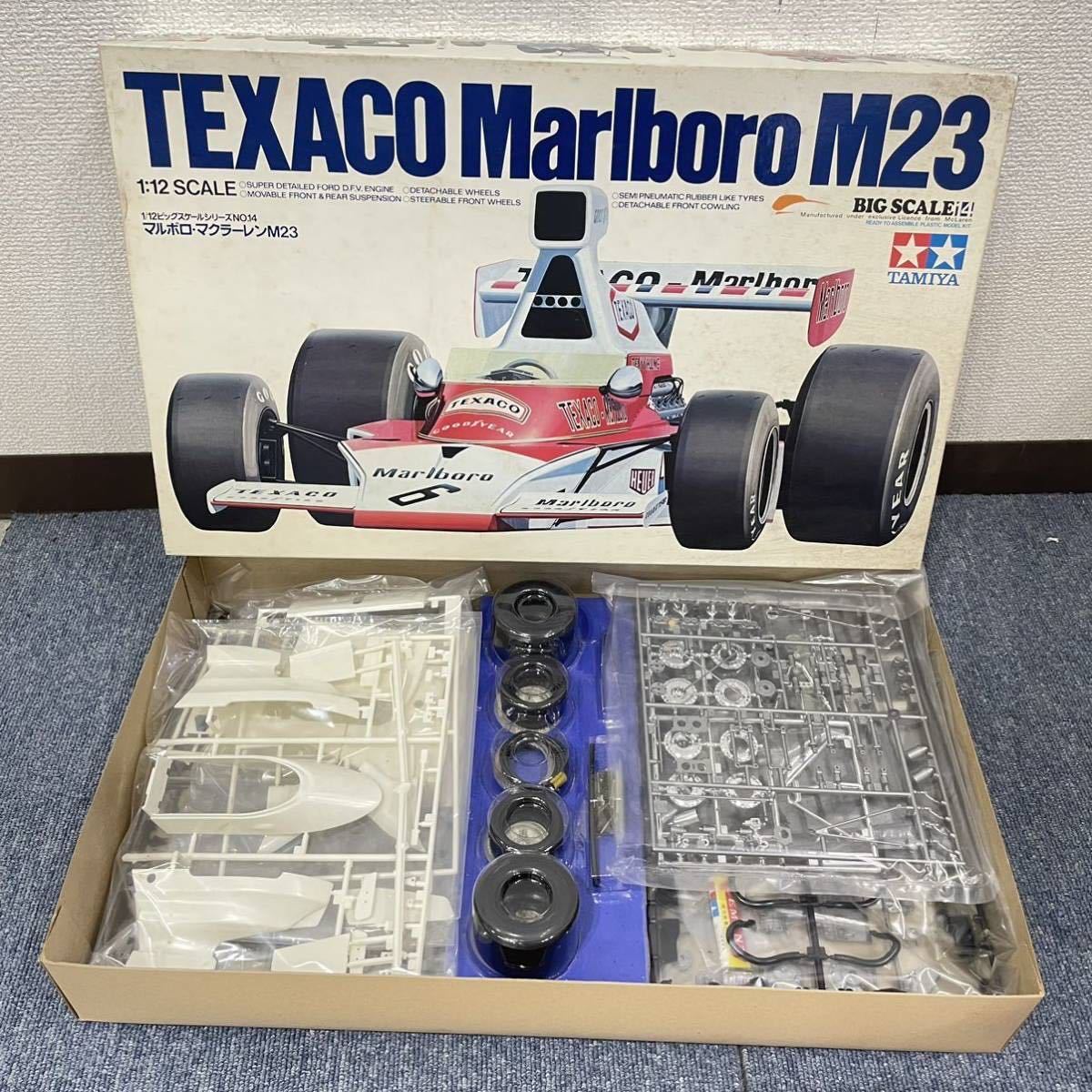 【上品】 TEXACO TAMIYA GK044 Marlboro レーシングカー 車 プラモデル BS1216 マクラーレン マルボロ タミヤ ビックスケール14 1/12 M23 その他