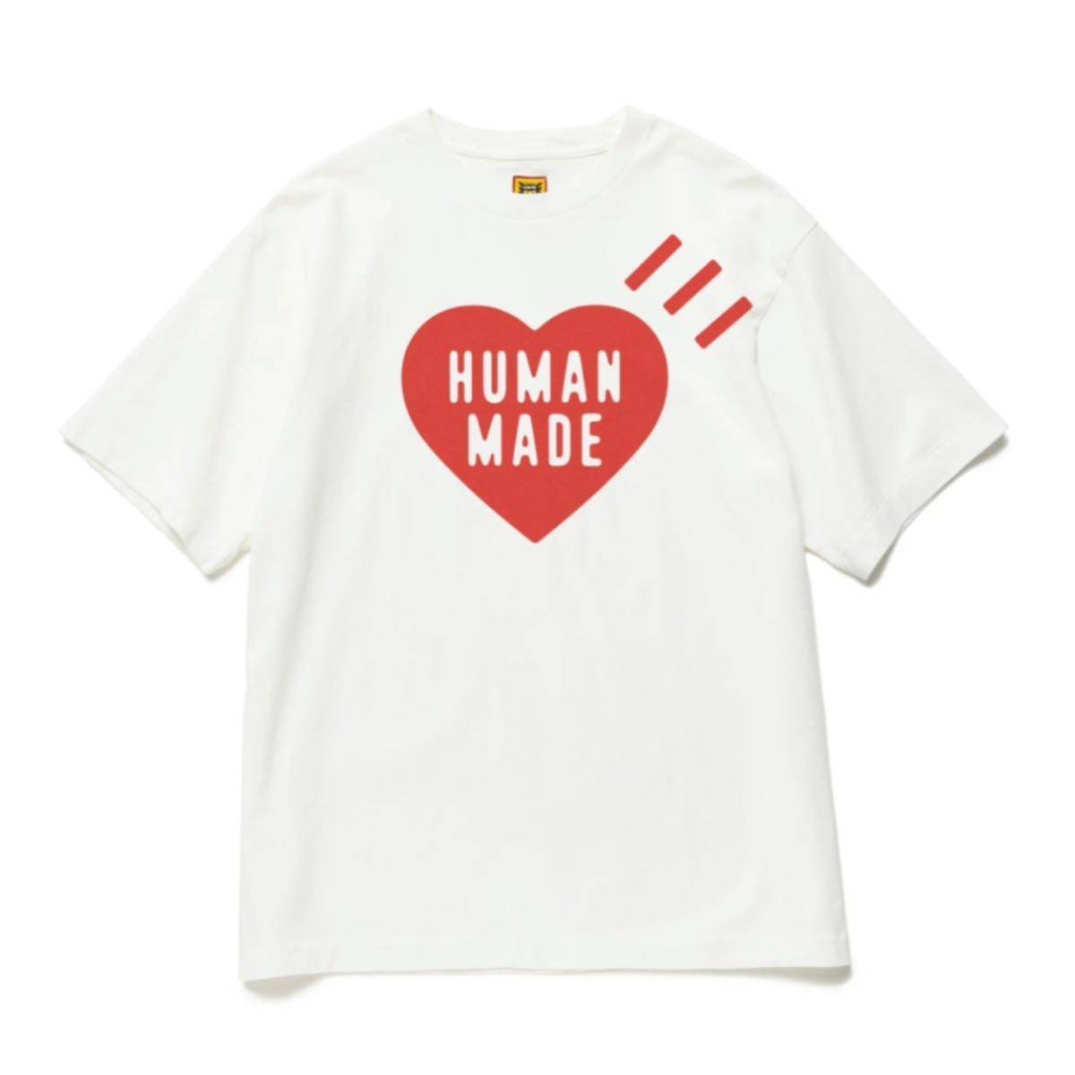 【新品未使用】HUMAN MADE DAILY S/S T-SHIRT 2023.7.14ヒューマンメイド オンライン購入 レッド Mサイズ 送料無料