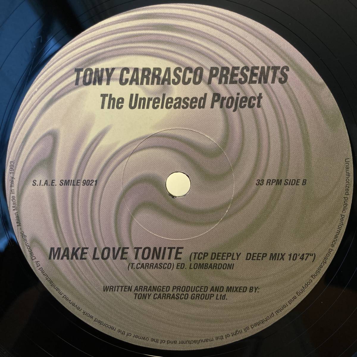 Tony Carrasco The Unreleased Project_画像4