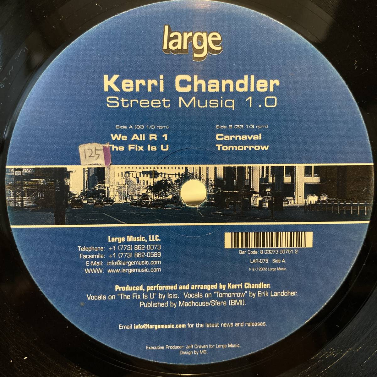 Kerri Chandler Street Musiq 1.0_画像2