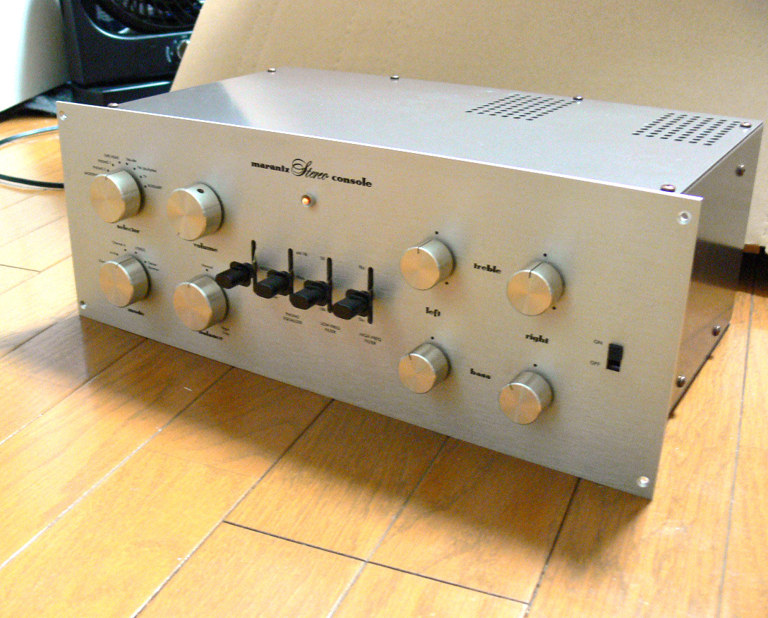 ■美國Marantz＃7 SE完全可複制·非常漂亮的項目Telefunken 12 AX 7配備8 Kire和豪華音質Marantz傳奇樂器    原文:■米Marantz #7 SE レプリカ　完動・極美品　Telefunken12AX7を８本付属　キレあり艶やかな音　マランツ伝説の名器