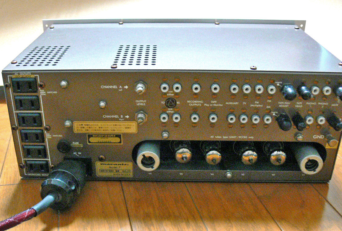 ■美國Marantz＃7 SE完全可複制·非常漂亮的項目Telefunken 12 AX 7配備8 Kire和豪華音質Marantz傳奇樂器    原文:■米Marantz #7 SE レプリカ　完動・極美品　Telefunken12AX7を８本付属　キレあり艶やかな音　マランツ伝説の名器