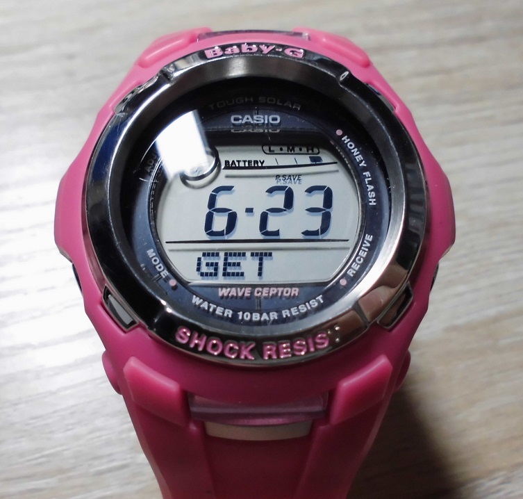 送料２２０円～！カシオ ベビーG BGT-2500CH-4JF 電波ソーラー キューティーハニー限定 ハニーフラッシュ CASIO BABY-G サトエリ