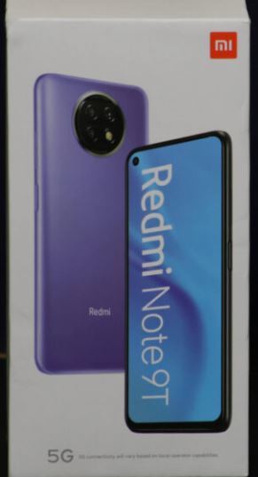 未開封品 Xiaomi Redmi Note 9T スマートフォン 本体 ケーブル セット