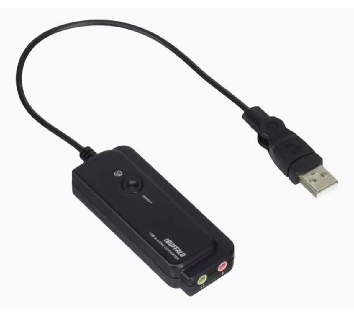 EmkayヘッドセットとUSBオーディオ変換ケーブル(USB A to 3.5mmステレオミニプラグ)